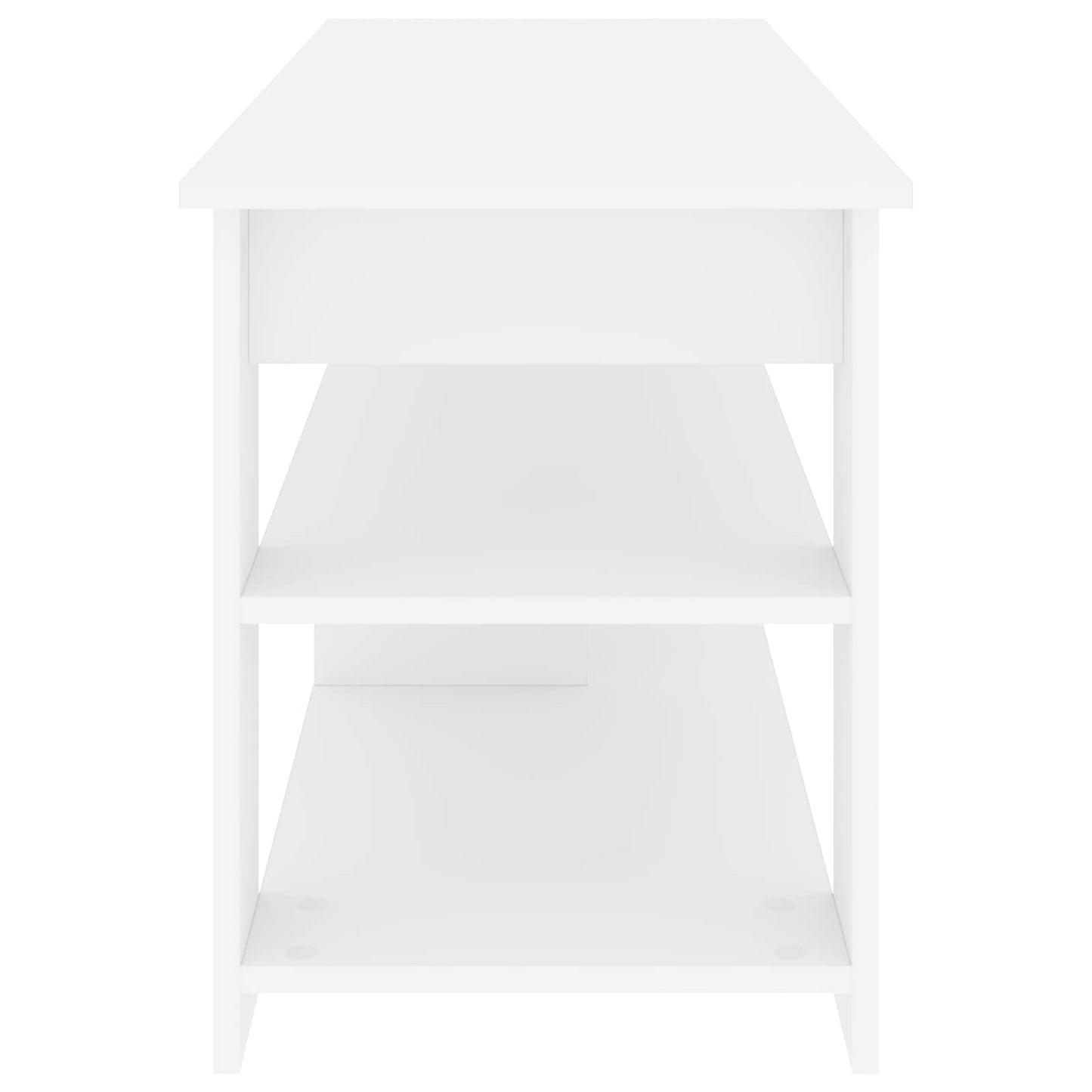 vidaXL Βάση τηλεόρασης Λευκό 100 x 40 x 50 cm