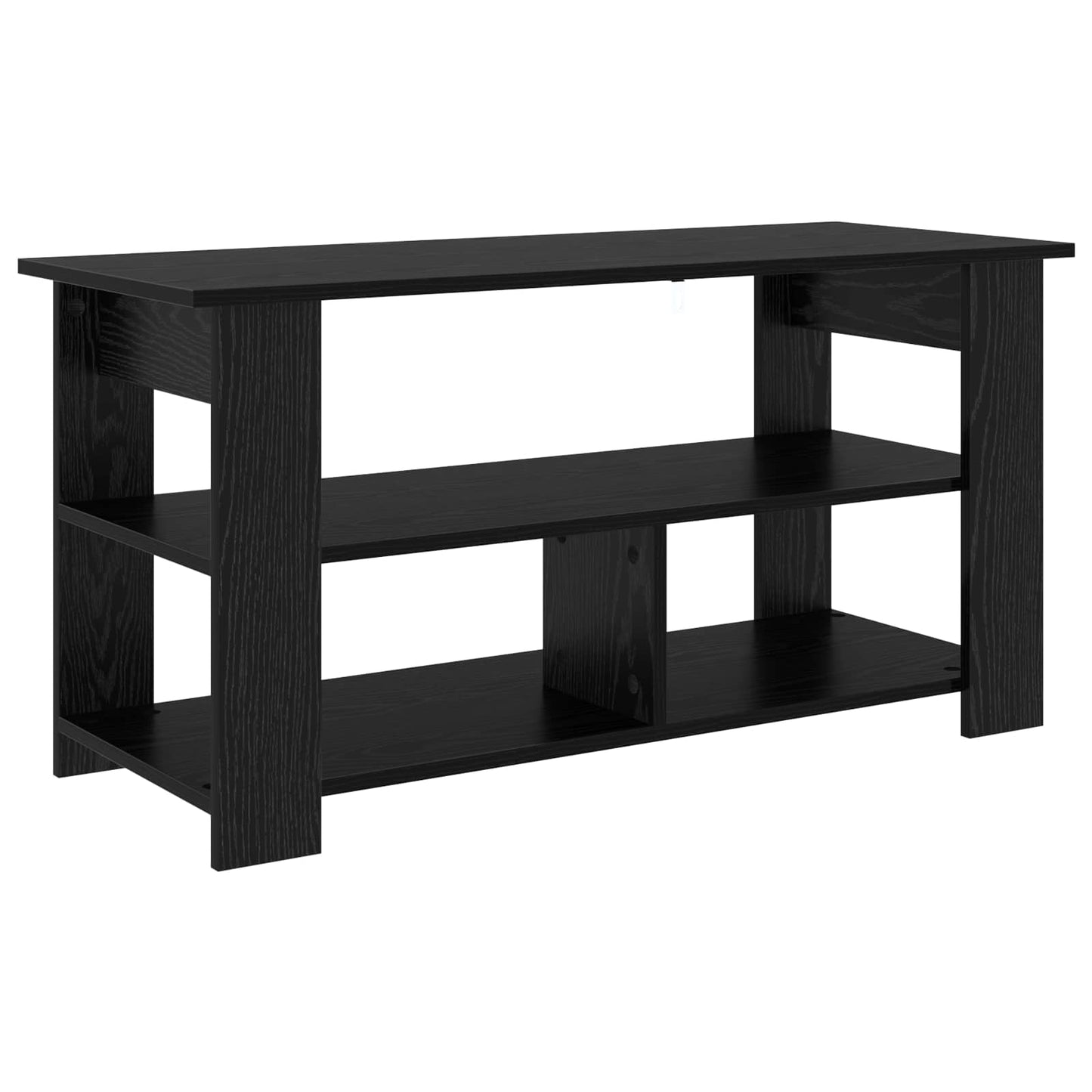 vidaXL Βάση τηλεόρασης Μαύρη Οξυά 100 x 40 x 50 cm
