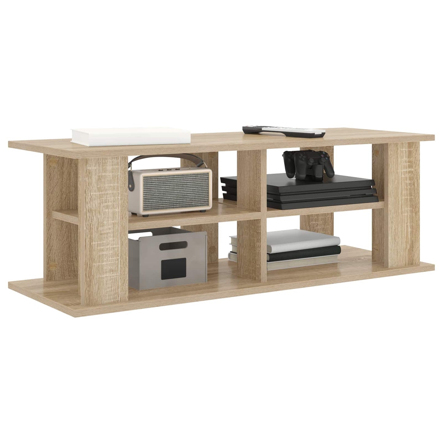 vidaXL Βάση τηλεόρασης Δρύς Sonoma 96 x 35 x 33,5 εκ