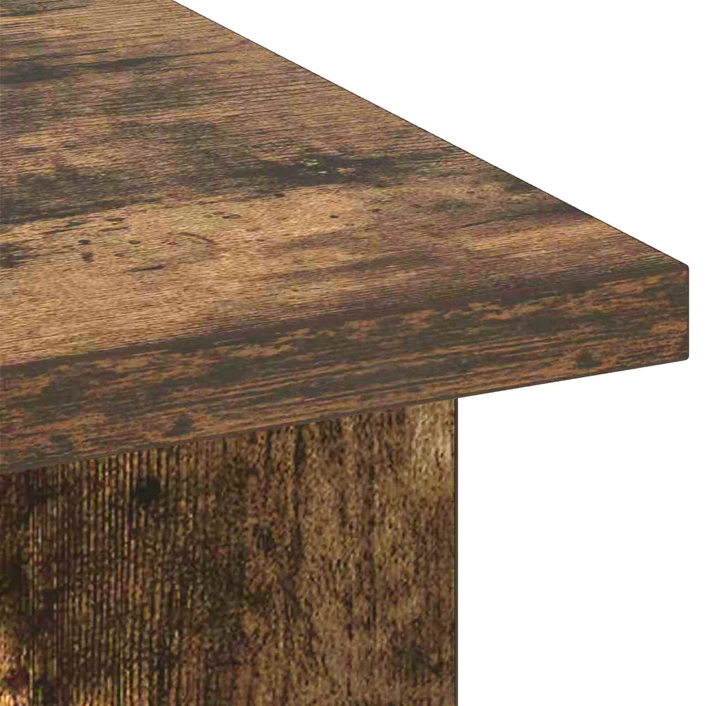vidaXL Βάση τηλεόρασης Καπνιστό Δρύς 96 x 35 x 33,5 εκ