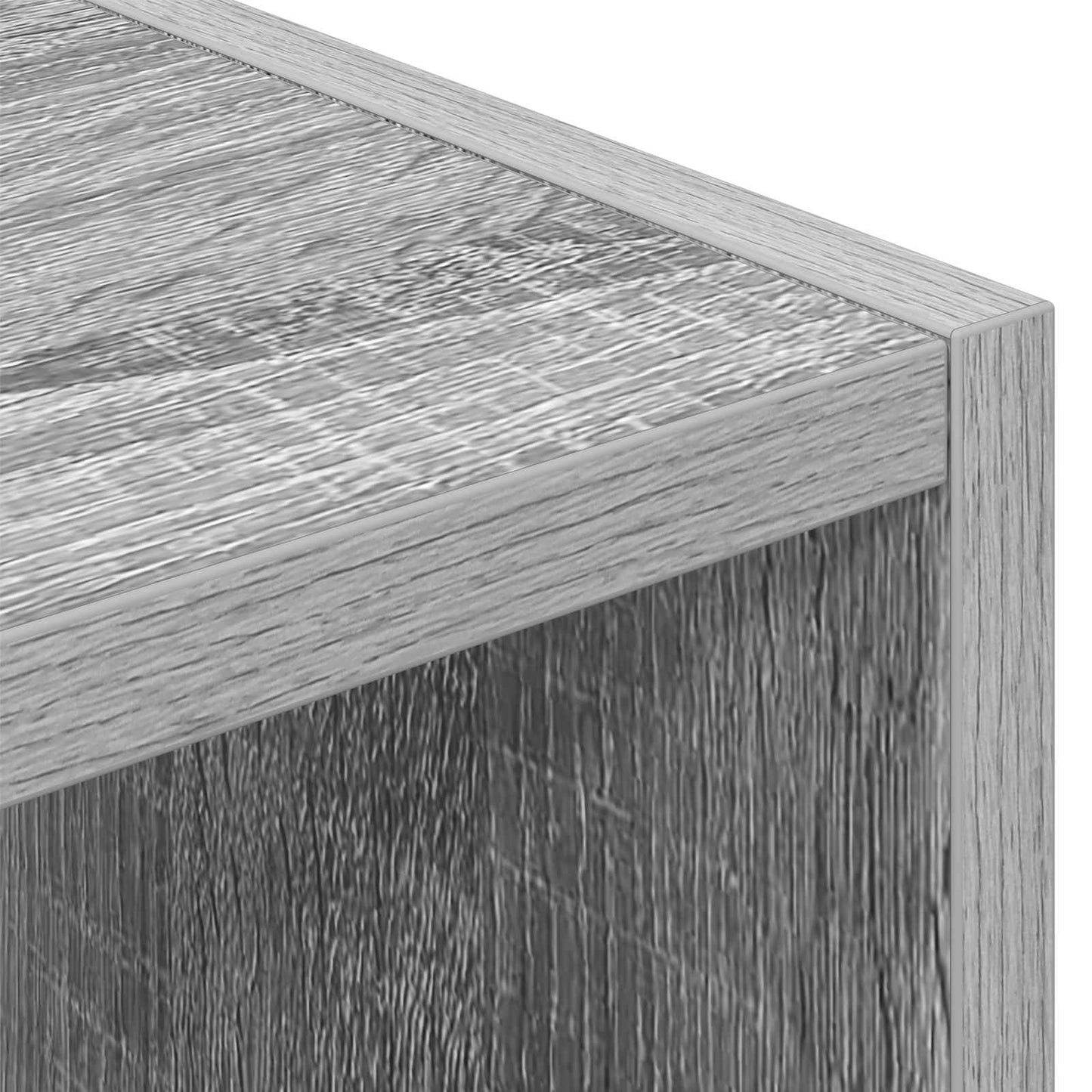 vidaXL Πλαϊνό γραφείο Γκρίζο Σονομα 90 x 30 x 90 cm