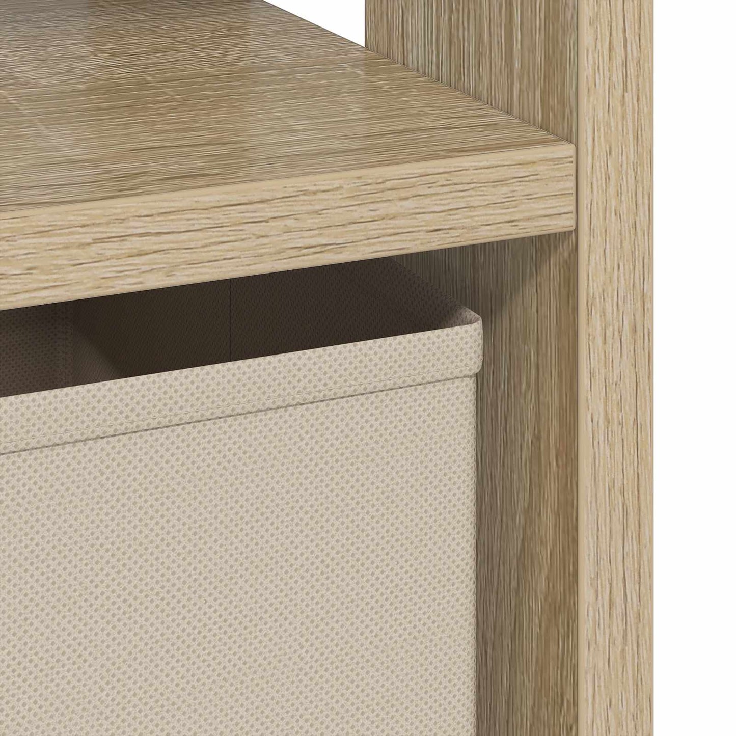 vidaXL Κομοδίνο Δρύς Sonoma 41 x 40 x 45 εκ Επεξεργασμένο ξύλο