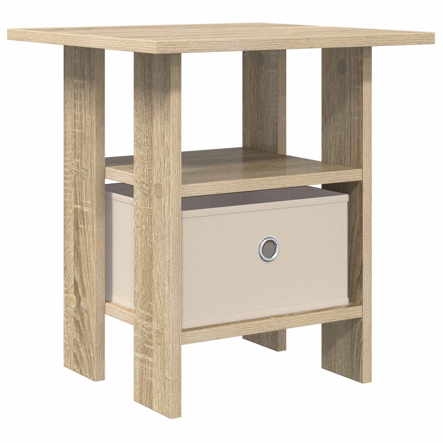 vidaXL Κομοδίνο Δρύς Sonoma 41 x 40 x 45 εκ Επεξεργασμένο ξύλο