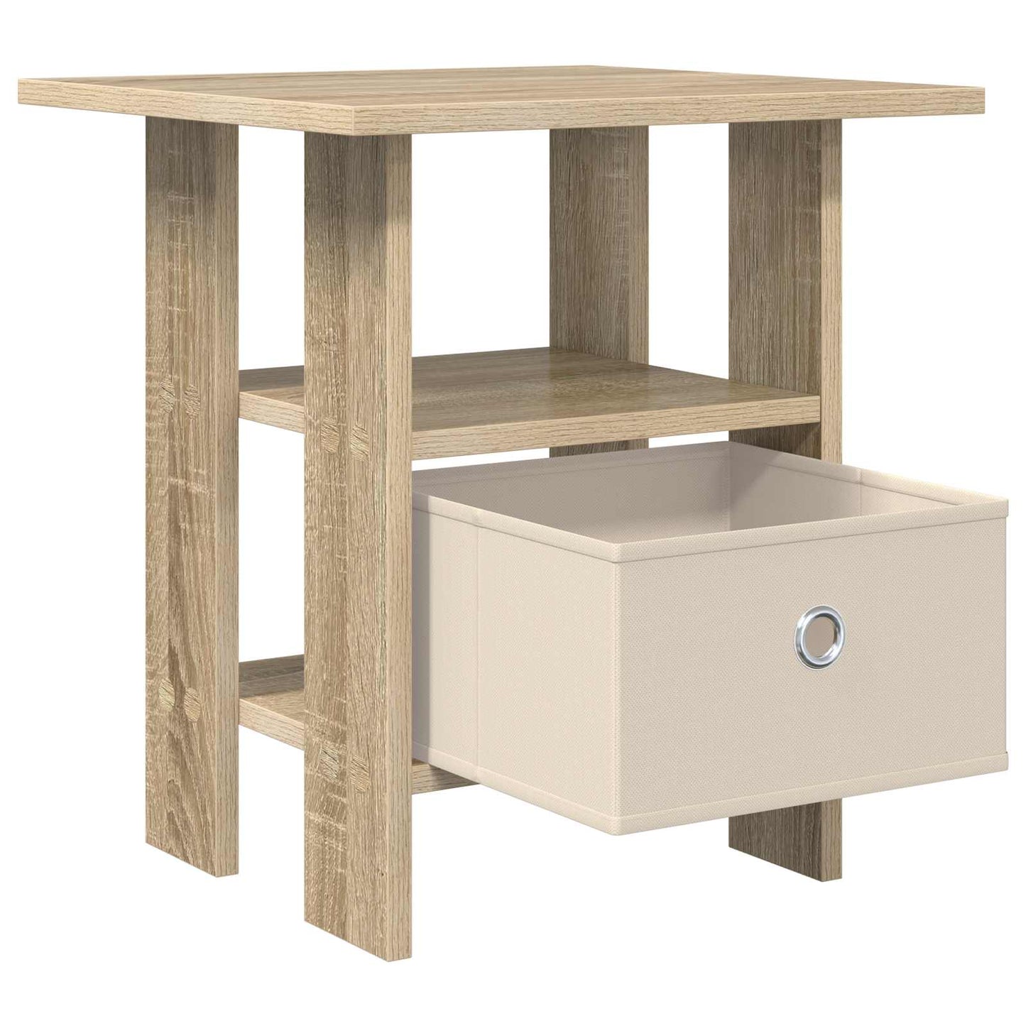 vidaXL Κομοδίνο Δρύς Sonoma 41 x 40 x 45 εκ Επεξεργασμένο ξύλο