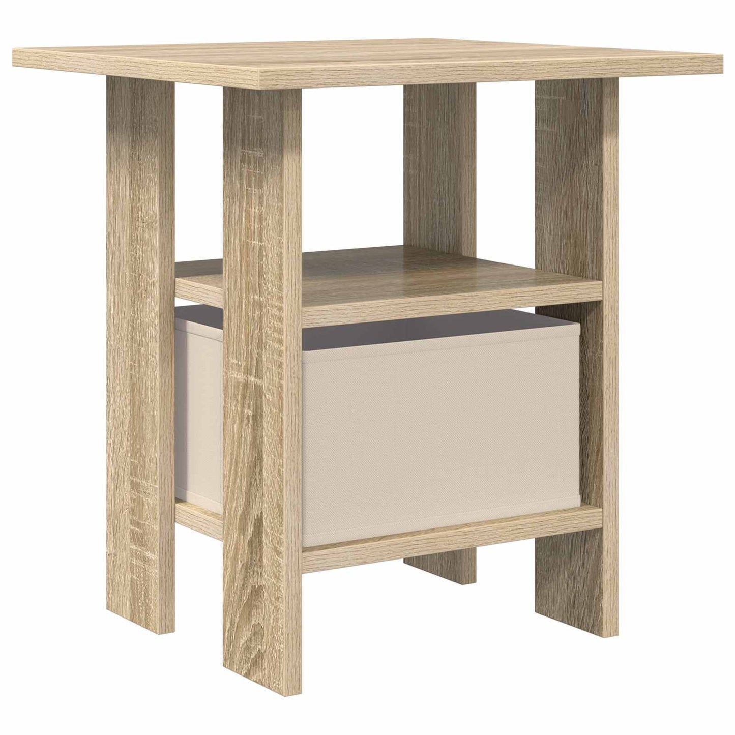 vidaXL Κομοδίνο 2 pcs Δρύς Sonoma 41 x 40 x 45 εκ Επεξεργασμένο ξύλο