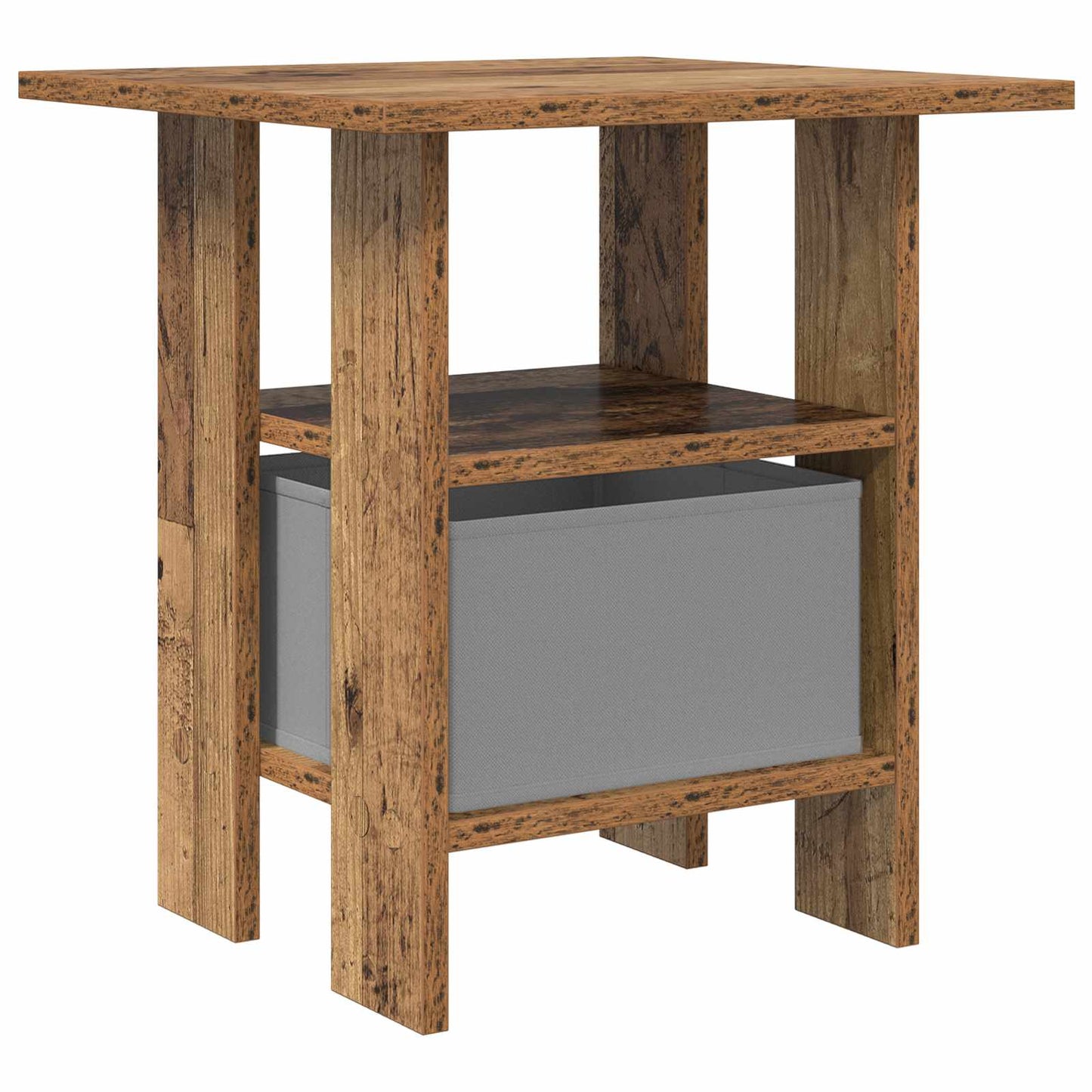vidaXL Κομοδίνο 2 pcs Παλιό ξύλο 41 x 40 x 45 εκ Επεξεργασμένο ξύλο