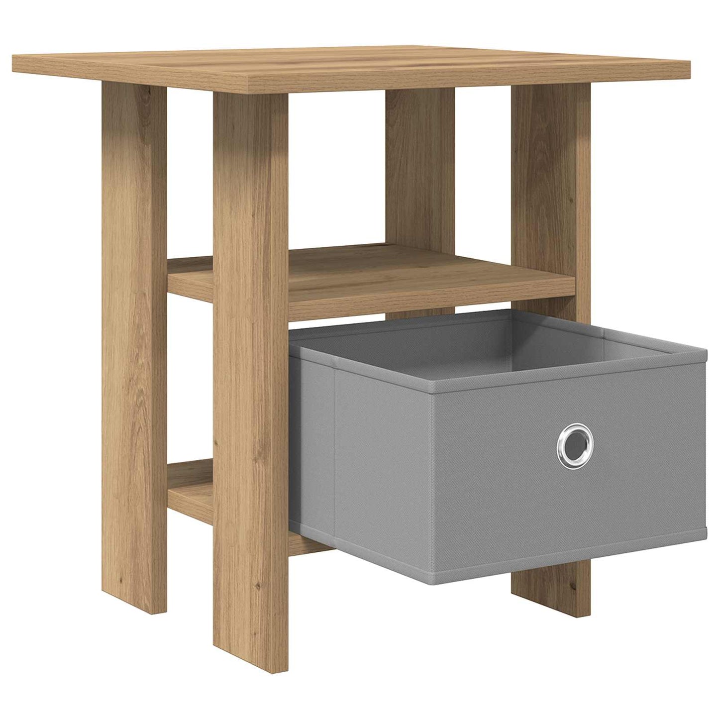 vidaXL Κομοδίνο 2 pcs Artisan Oak 41 x 40 x 45 εκ Επεξεργασμένο ξύλο