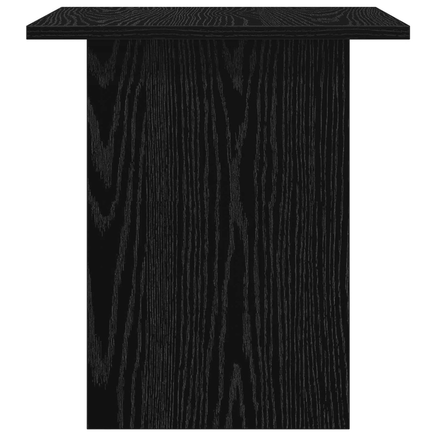 vidaXL Κομοδίνο 2 pcs Μαύρη Οξυά 41 x 40 x 45 εκ Επεξεργασμένο ξύλο