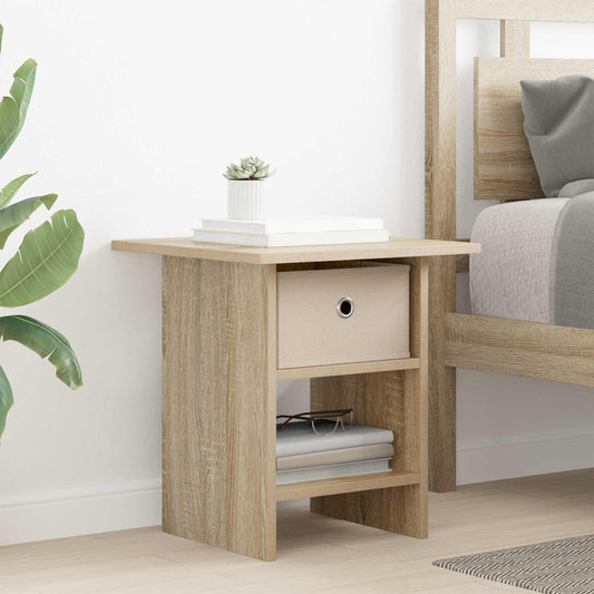 vidaXL Κομοδίνο Δρύς Sonoma 41 x 40 x 45 εκ Επεξεργασμένο Ξύλο