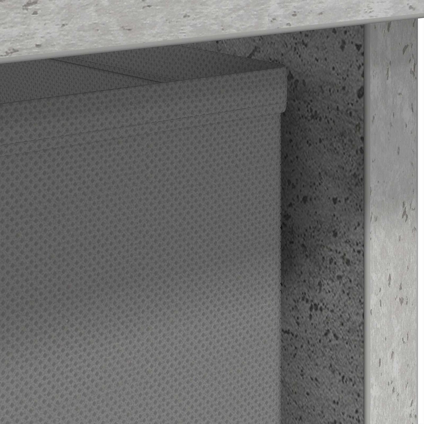 vidaXL Κομοδίνο με συρτάρι 2 pcs Σκυρόδεμα Γκρι 41 x 40 x 45 εκ