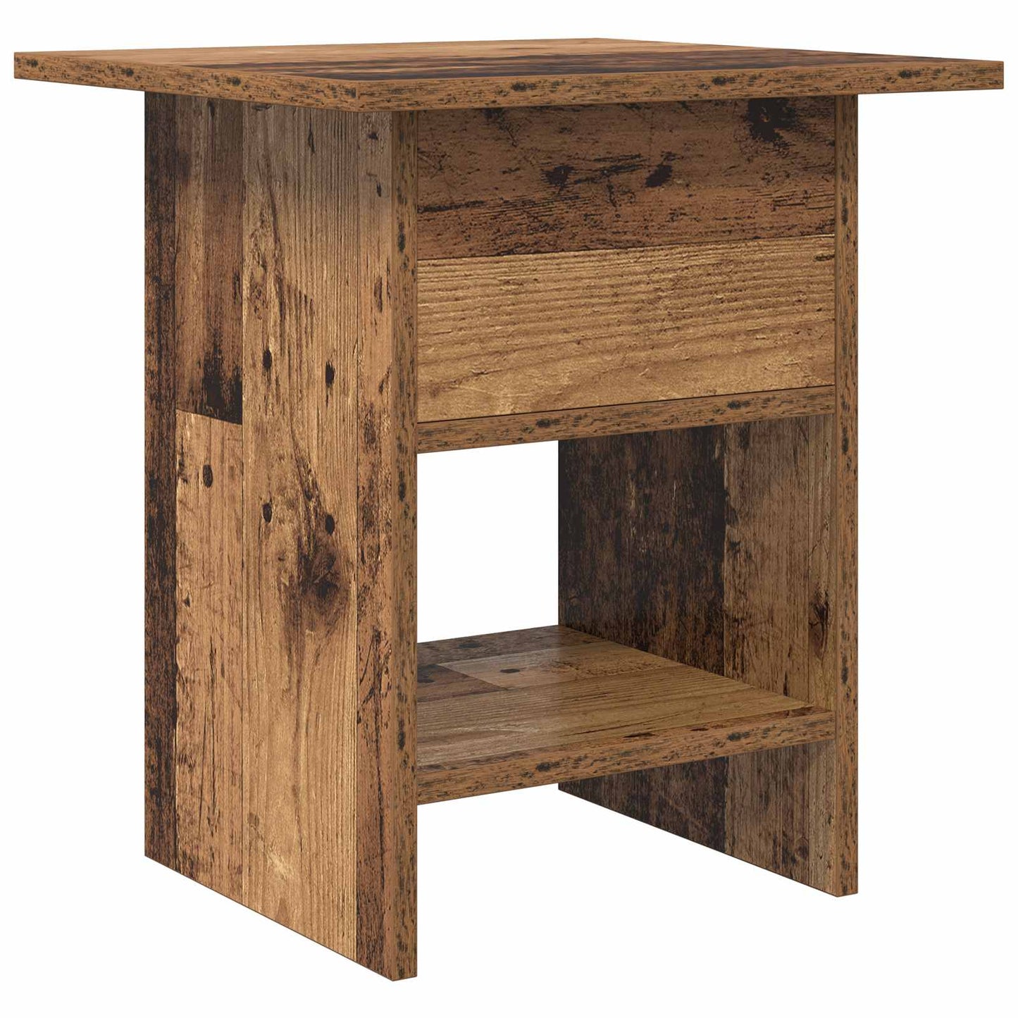 vidaXL Κομοδίνο 2 pcs Παλιό ξύλο 41 x 40 x 45 εκ Επεξεργασμένο ξύλο