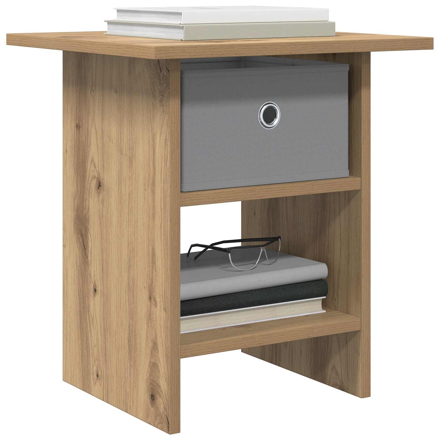 vidaXL Κομοδίνο 2 τμχ. Artisan Oak 41 x 40 x 45 εκ Επεξεργασμένο ξύλο