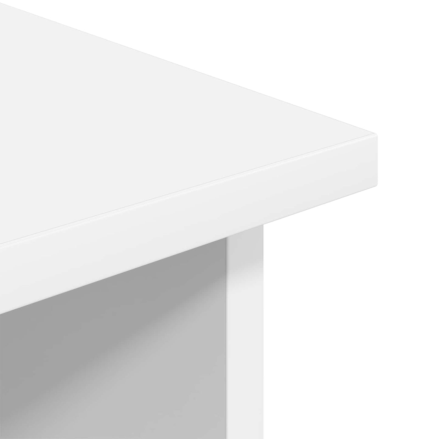vidaXL Βάση τηλεόρασης με συρτάρι Λευκό 79 x 40 x 48 εκ