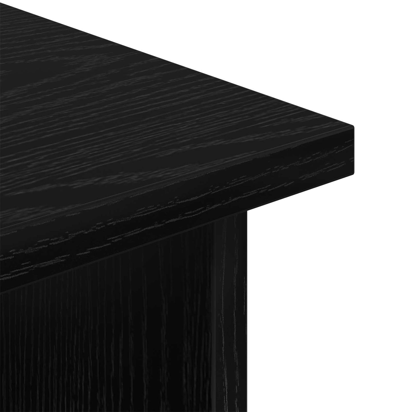 vidaXL Βάση τηλεόρασης με συρτάρι Μαύρη Οξυά 79 x 40 x 48 εκ