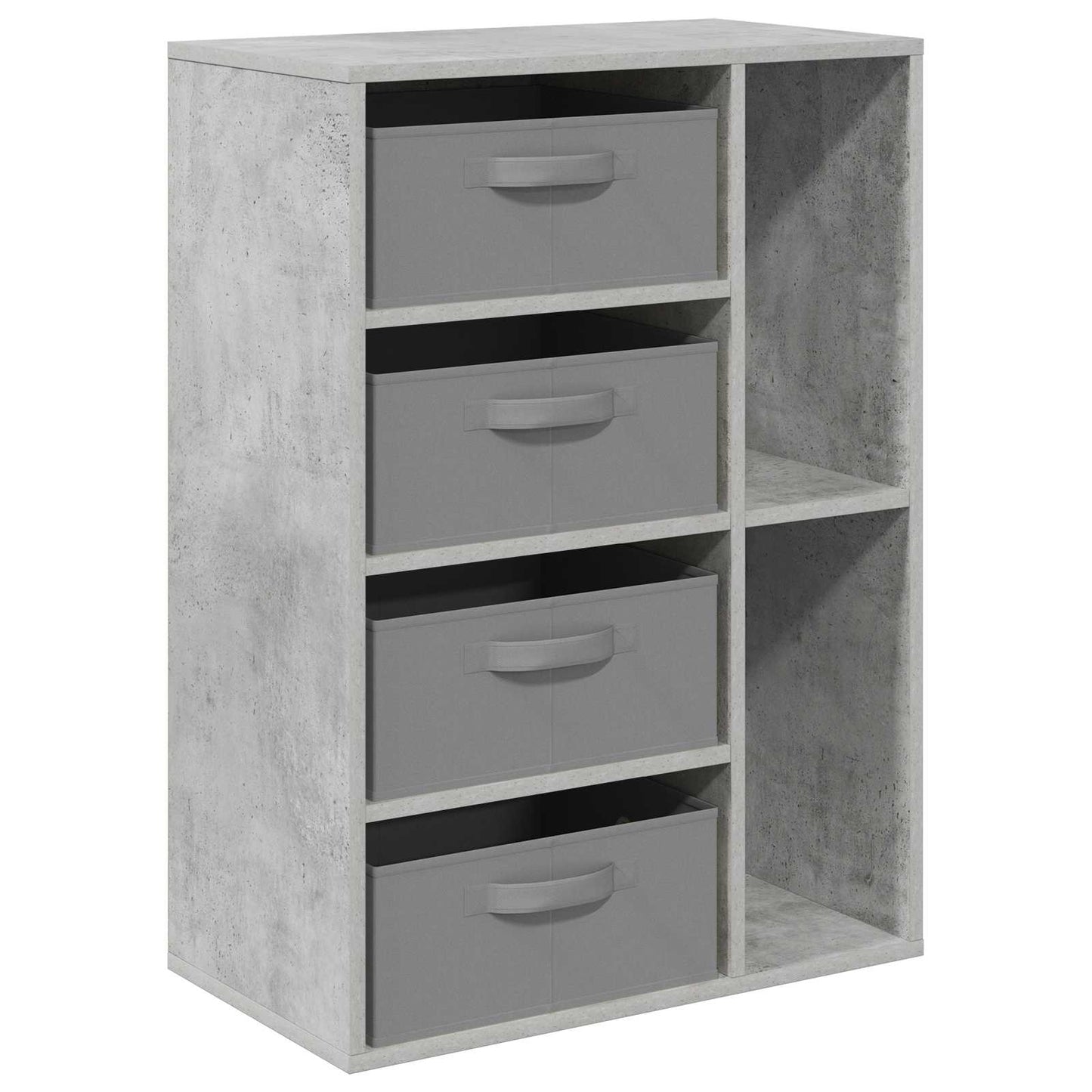 vidaXL Πλαϊνό γραφείο Γκρι Σκυροδέματος 60 x 33,5 x 84 εκ