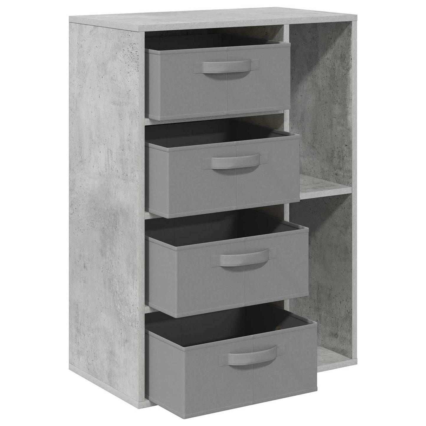 vidaXL Πλαϊνό γραφείο Γκρι Σκυροδέματος 60 x 33,5 x 84 εκ