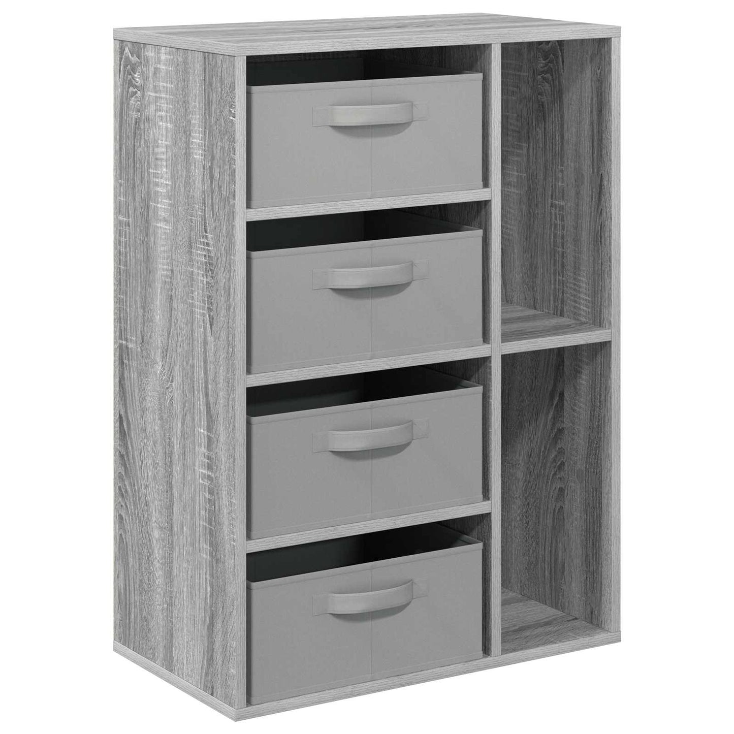 vidaXL Πλαϊνό γραφείο Γκρι Sonoma 60 x 33,5 x 84 εκ