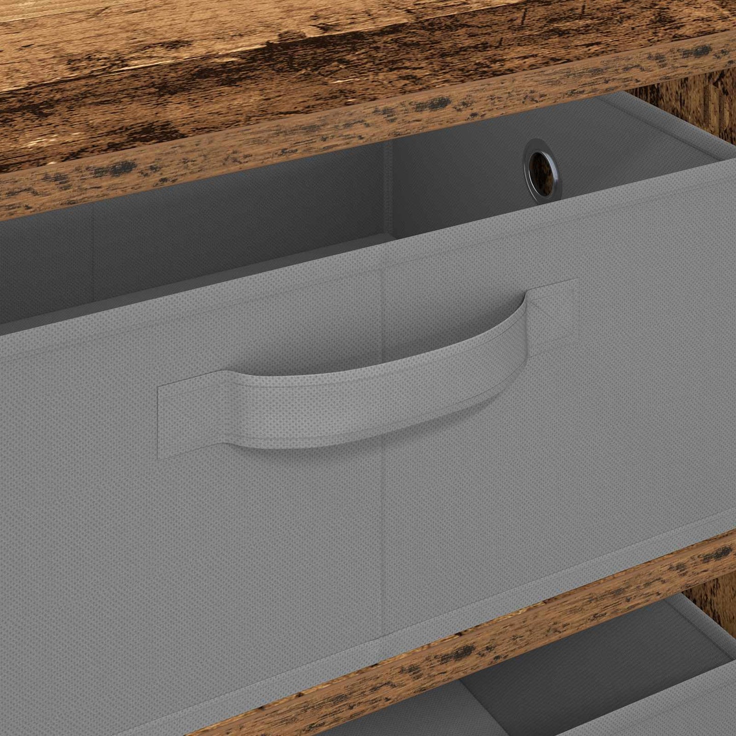 vidaXL Πλαϊνό γραφείο Παλαιωμένο ξύλο 60 x 33,5 x 84 εκ