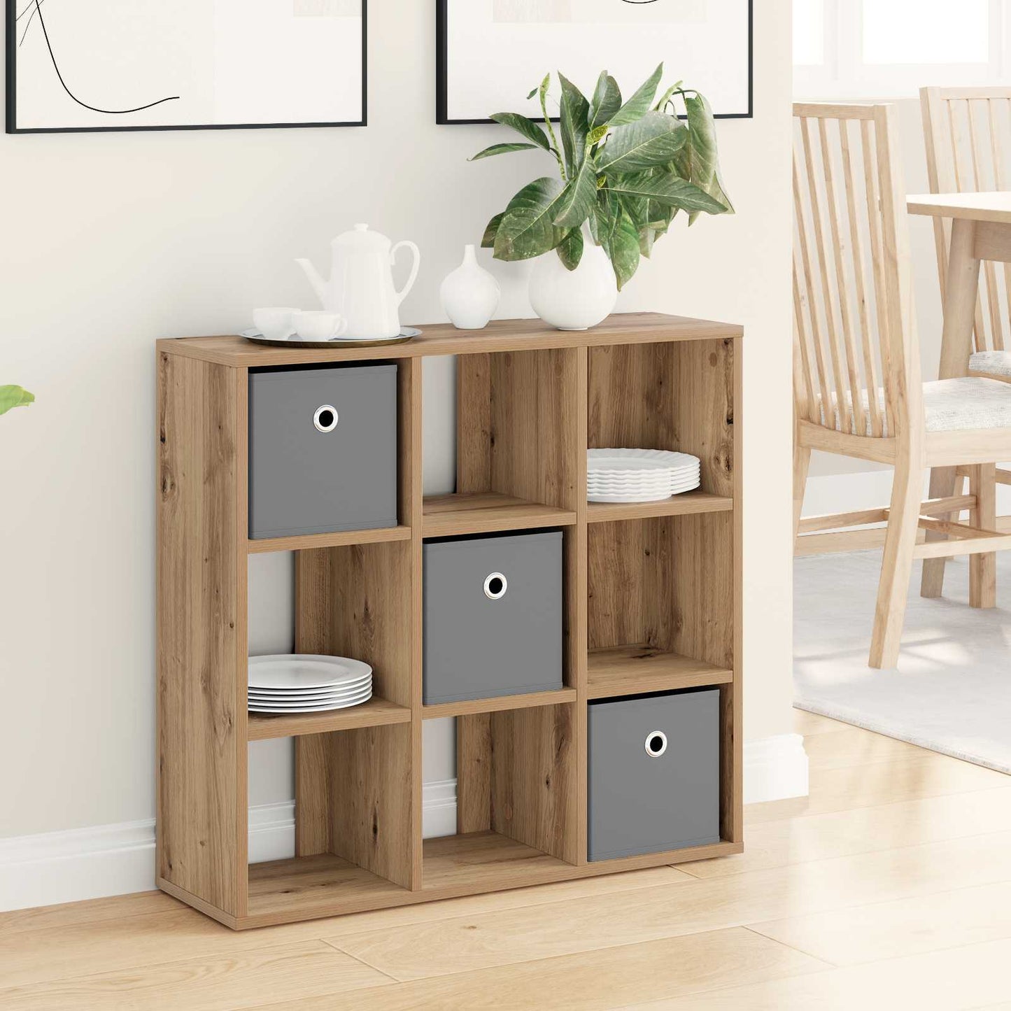 vidaXL Πλαϊνό γραφείο Artisan Oak 73,5 x 24 x 69,5 εκ.