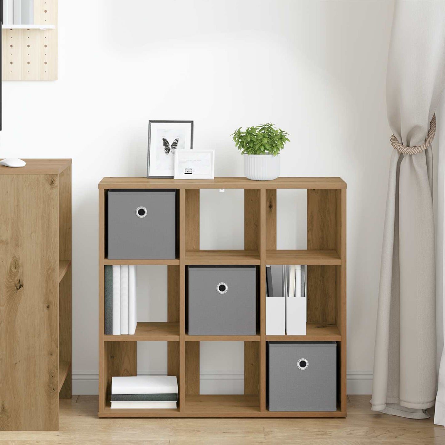 vidaXL Πλαϊνό γραφείο Artisan Oak 73,5 x 24 x 69,5 εκ.