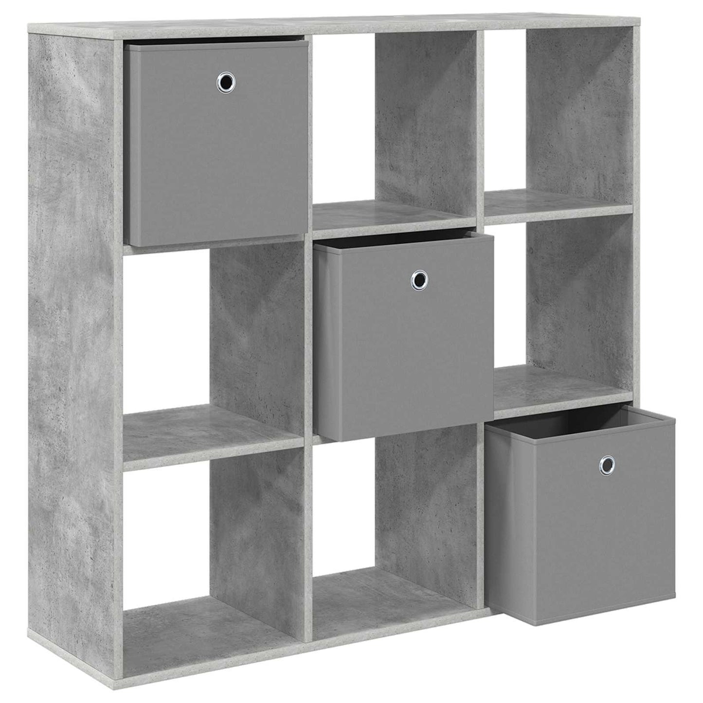 vidaXL Πλαϊνό γραφείο με συρτάρι Σκυρόδεμα Γκρι 102 x 31 x 99,5 εκ.