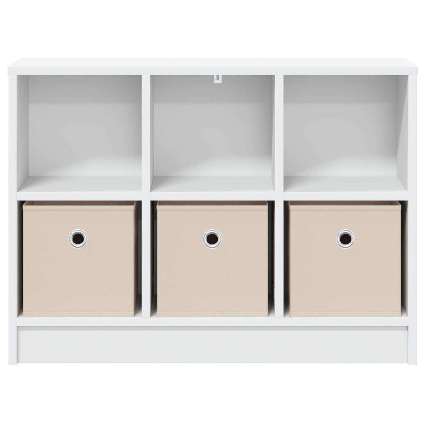 vidaXL Πλαϊνό γραφείο με συρτάρι Λευκό 73,5 x 22,5 x 53,5 εκ