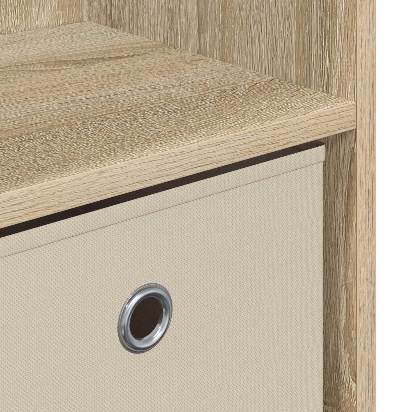 vidaXL Πλαϊνό γραφείο με συρτάρι Δρύς Sonoma 73,5 x 22,5 x 53,5 εκ