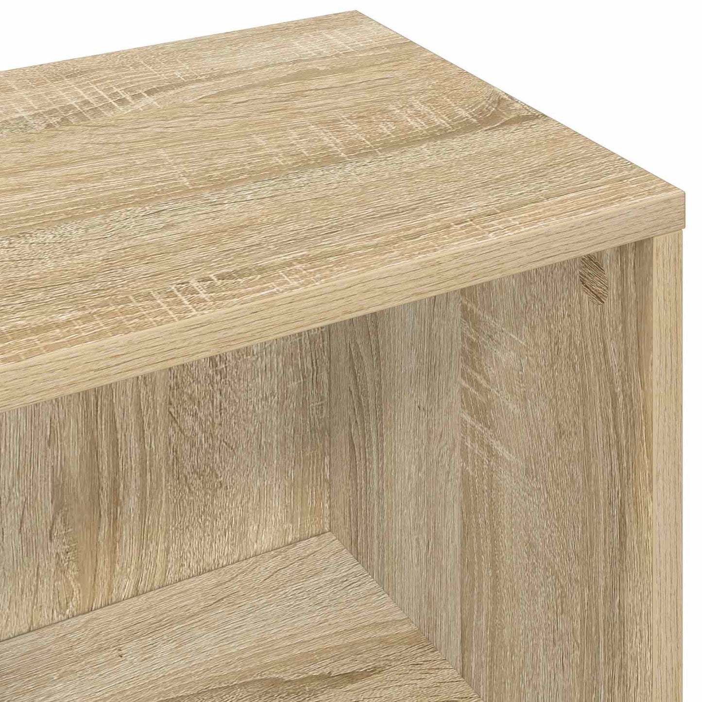 vidaXL Πλαϊνό γραφείο με συρτάρι Δρύς Sonoma 102 x 32 x 73,5 εκ