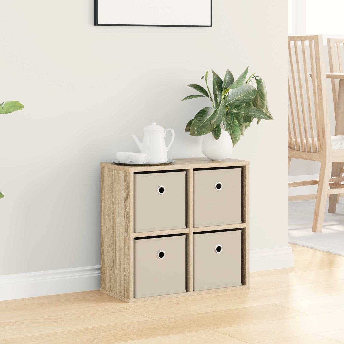 vidaXL Πλαϊνό γραφείο με συρτάρι Δρύς Sonoma 49,5 x 22 x 47 εκ