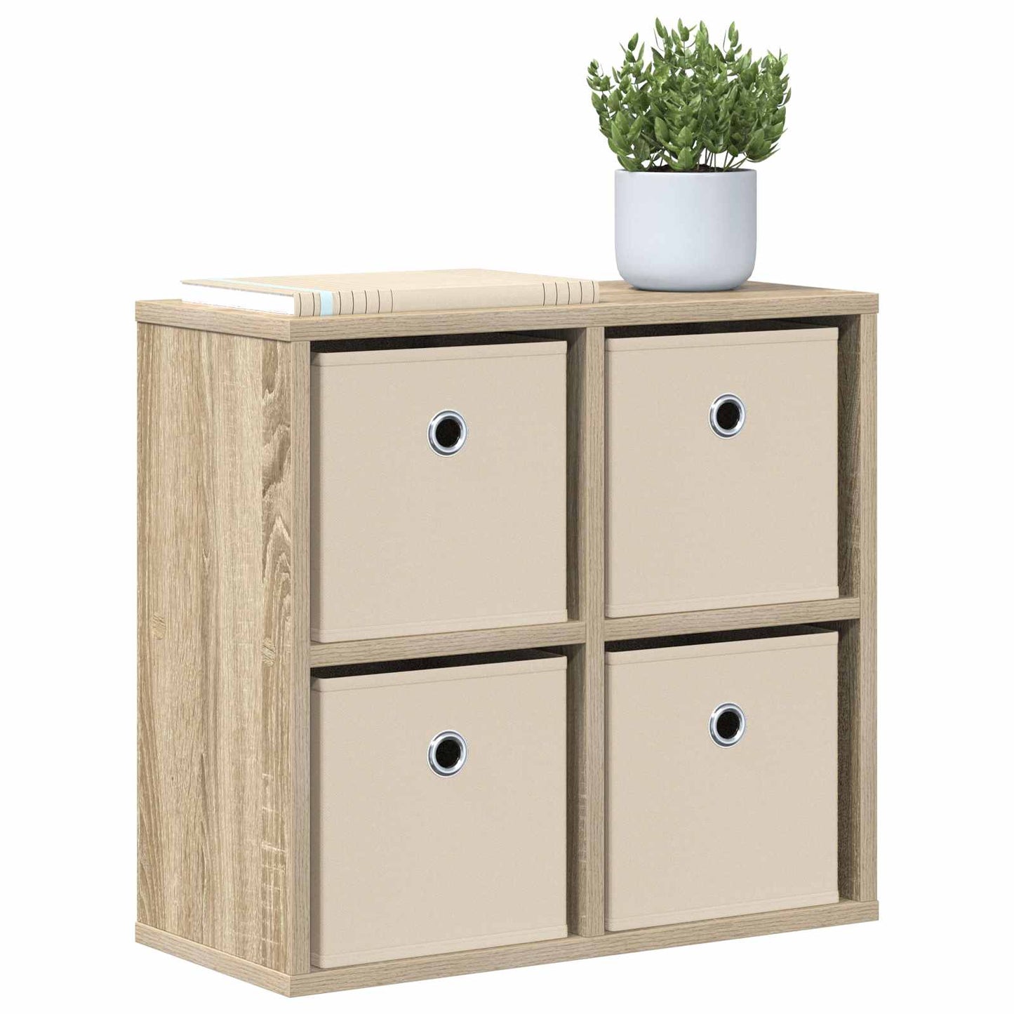 vidaXL Πλαϊνό γραφείο με συρτάρι Δρύς Sonoma 49,5 x 22 x 47 εκ
