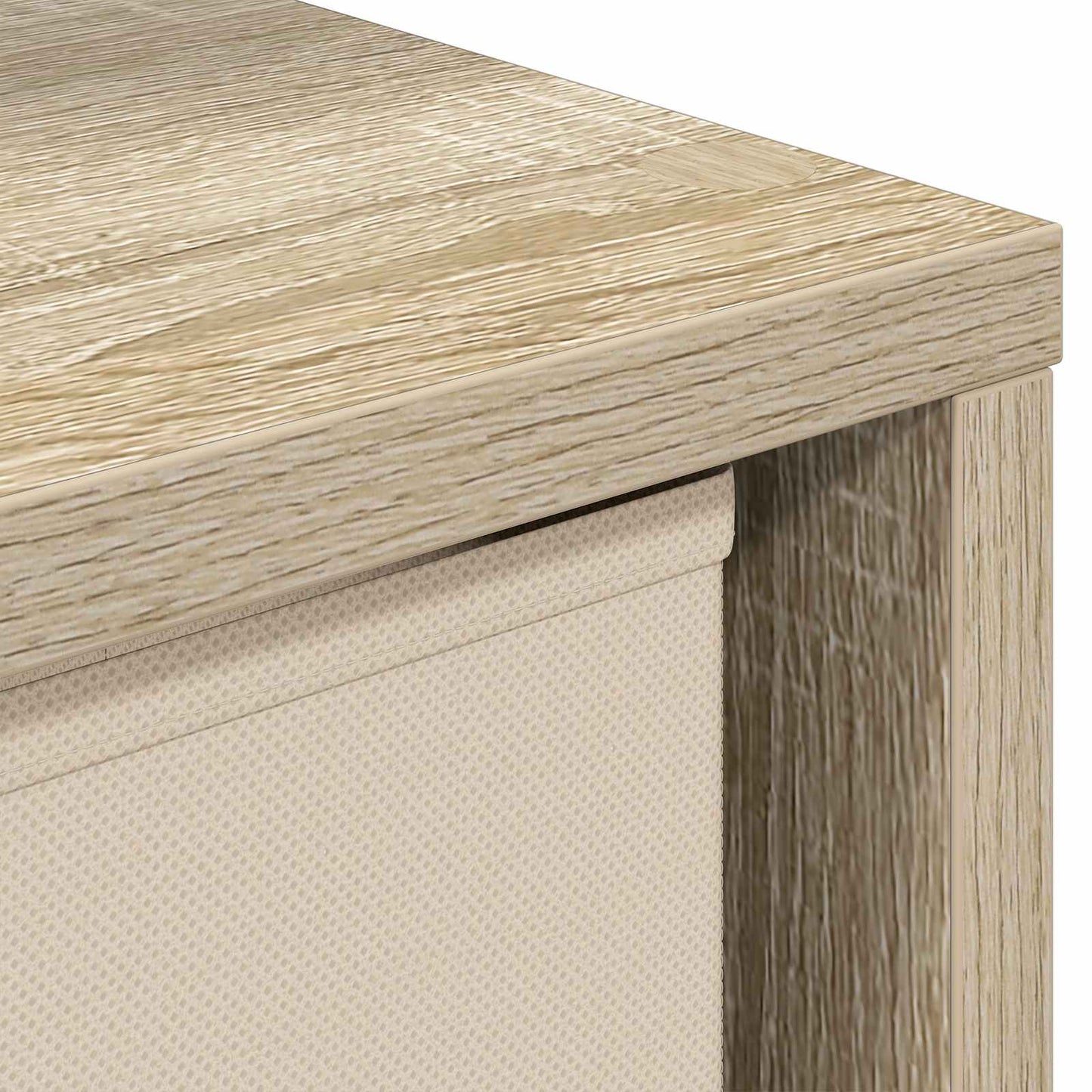 vidaXL Πλαϊνό γραφείο με συρτάρι Δρύς Sonoma 59,5 x 27 x 57 εκ