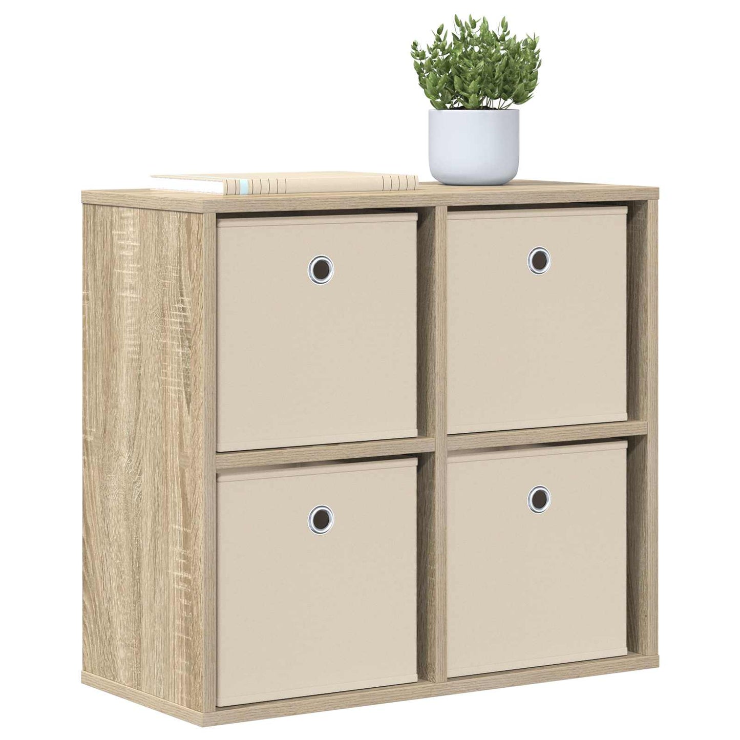 vidaXL Πλαϊνό γραφείο με συρτάρι Δρύς Sonoma 59,5 x 27 x 57 εκ