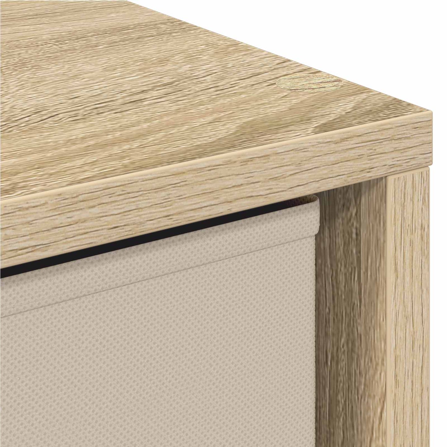 vidaXL Πλαϊνό γραφείο με συρτάρι Δρύς Sonoma 30,5 x 27 x 84,5 εκ