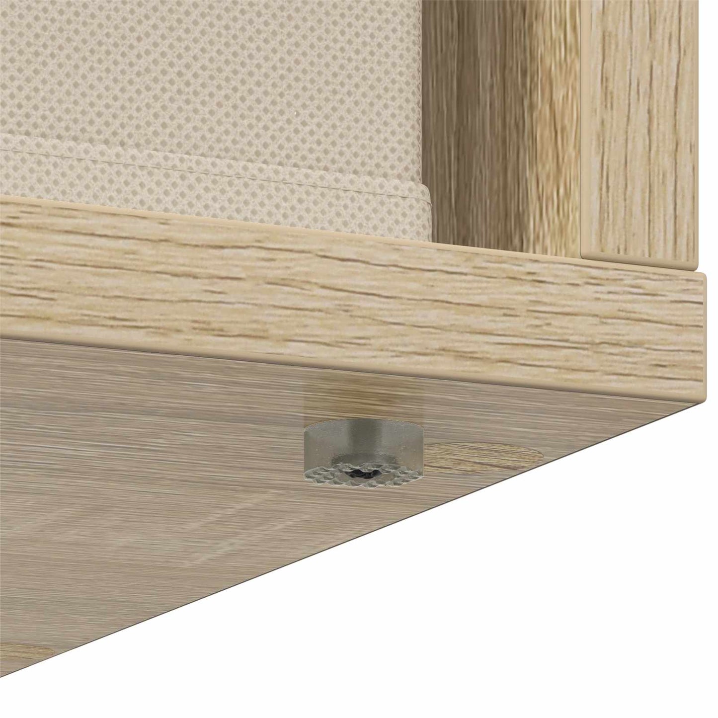 vidaXL Πλαϊνό γραφείο με συρτάρι Δρύς Sonoma 30,5 x 27 x 84,5 εκ