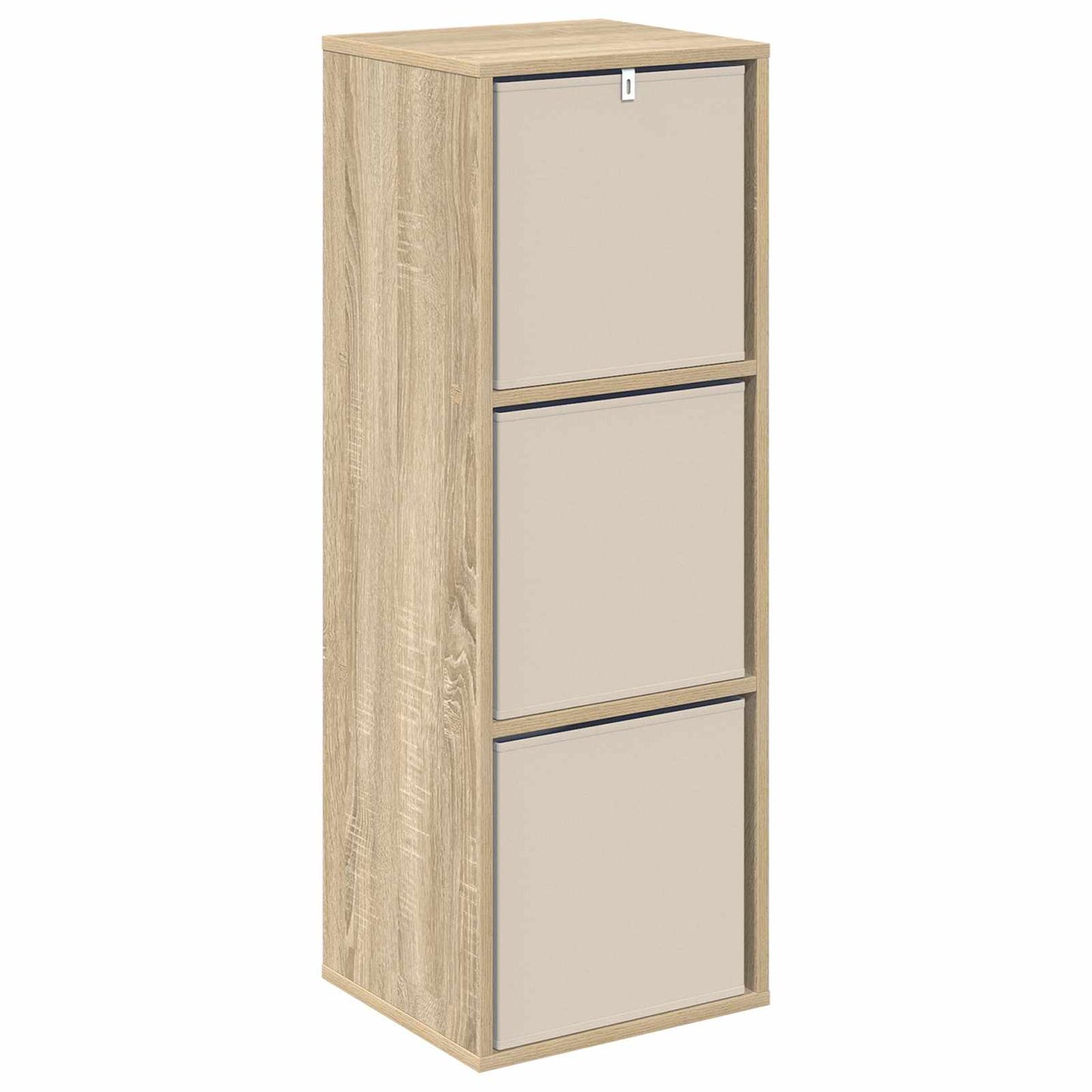 vidaXL Πλαϊνό γραφείο με συρτάρι Δρύς Sonoma 35 x 32 x 99,5 εκ