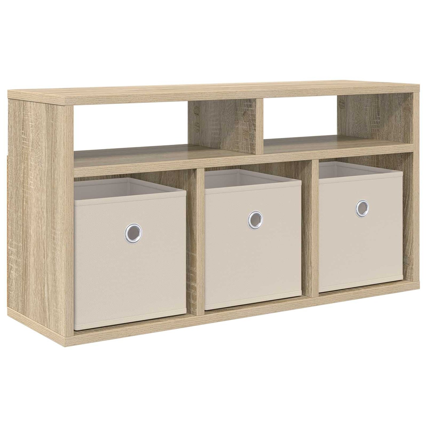 vidaXL Χαμηλό γραφείο με συρτάρι Δρύς Sonoma 72 x 22,5 x 38 εκ