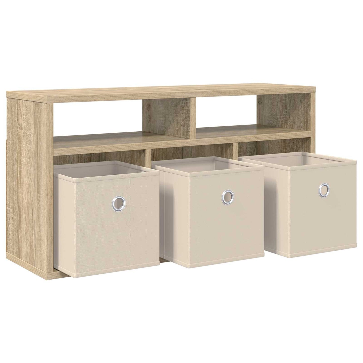 vidaXL Χαμηλό γραφείο με συρτάρι Δρύς Sonoma 72 x 22,5 x 38 εκ