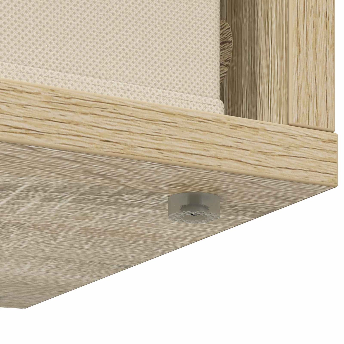 vidaXL Χαμηλό γραφείο με συρτάρι Δρύς Sonoma 87 x 27,5 x 43 εκ