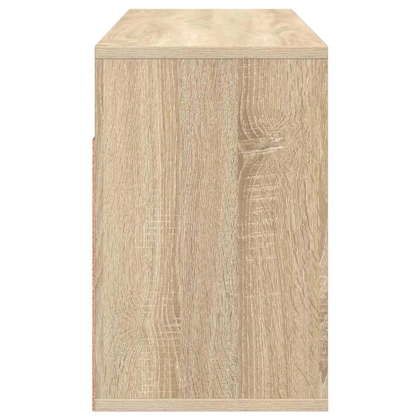vidaXL Χαμηλό γραφείο με συρτάρι Δρύς Sonoma 87 x 27,5 x 43 εκ