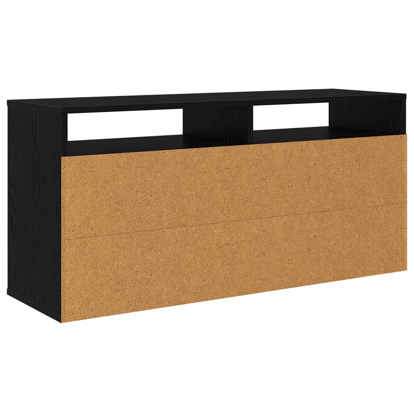 vidaXL Χαμηλό γραφείο με συρτάρι Μαύρη Οξυά 102 x 32 x 48,5 εκ.