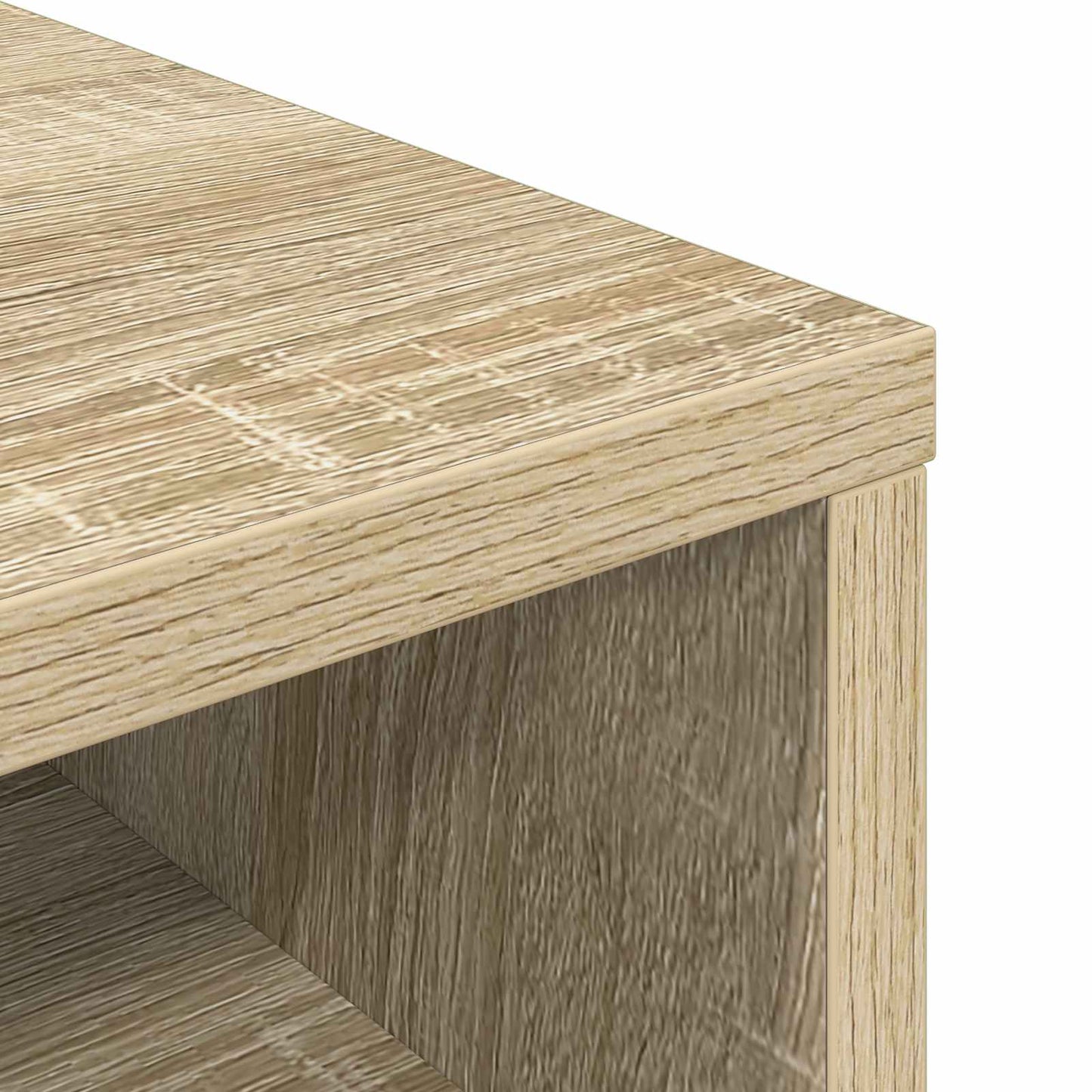 vidaXL Χαμηλό γραφείο με συρτάρι Δρύς Sonoma 102 x 32 x 48,5 εκ.