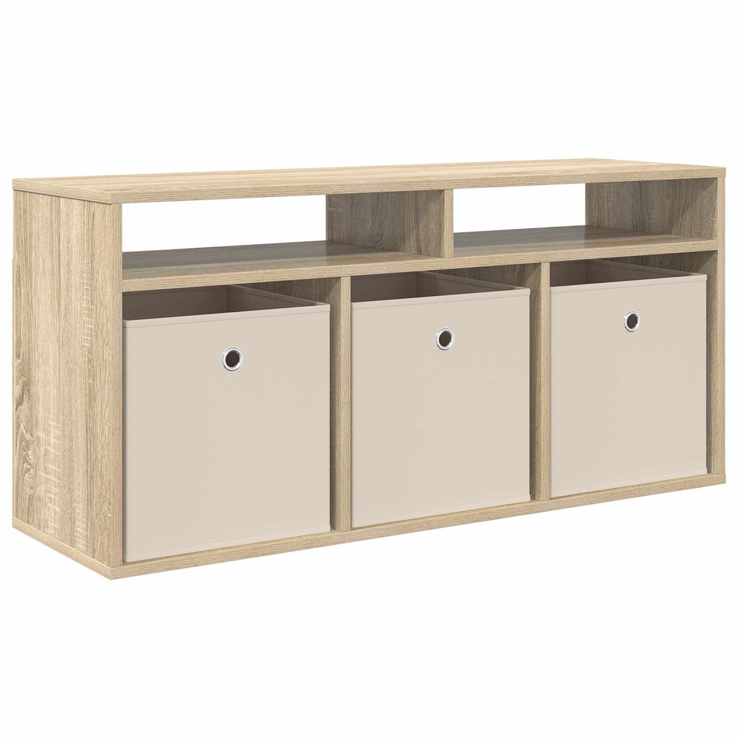 vidaXL Χαμηλό γραφείο με συρτάρι Δρύς Sonoma 102 x 32 x 48,5 εκ.