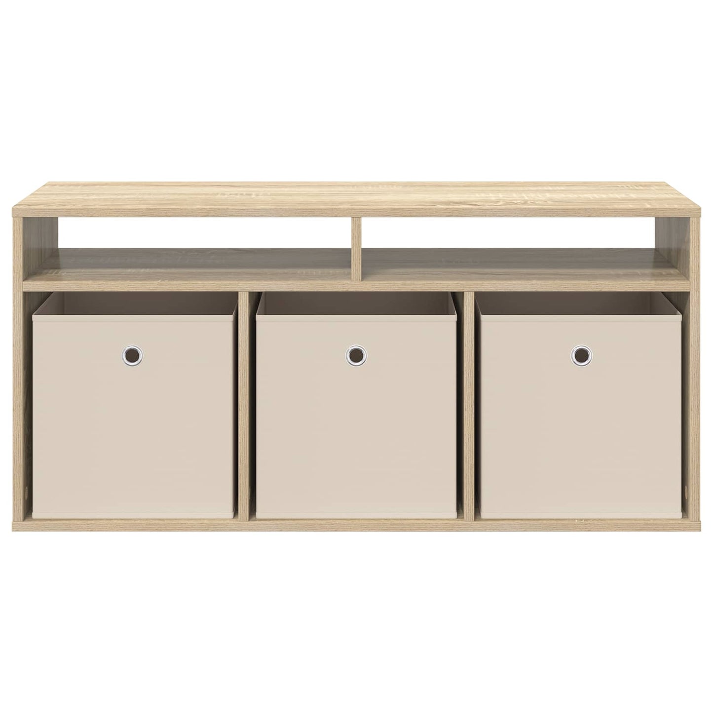 vidaXL Χαμηλό γραφείο με συρτάρι Δρύς Sonoma 102 x 32 x 48,5 εκ.