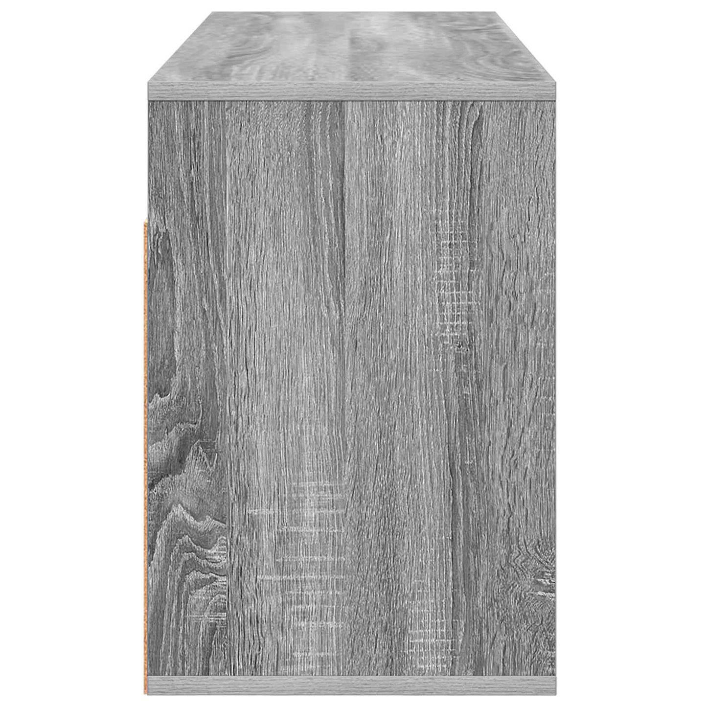 vidaXL Χαμηλό γραφείο 102 x 32 x 48,5 εκ. Γκρι Sonoma