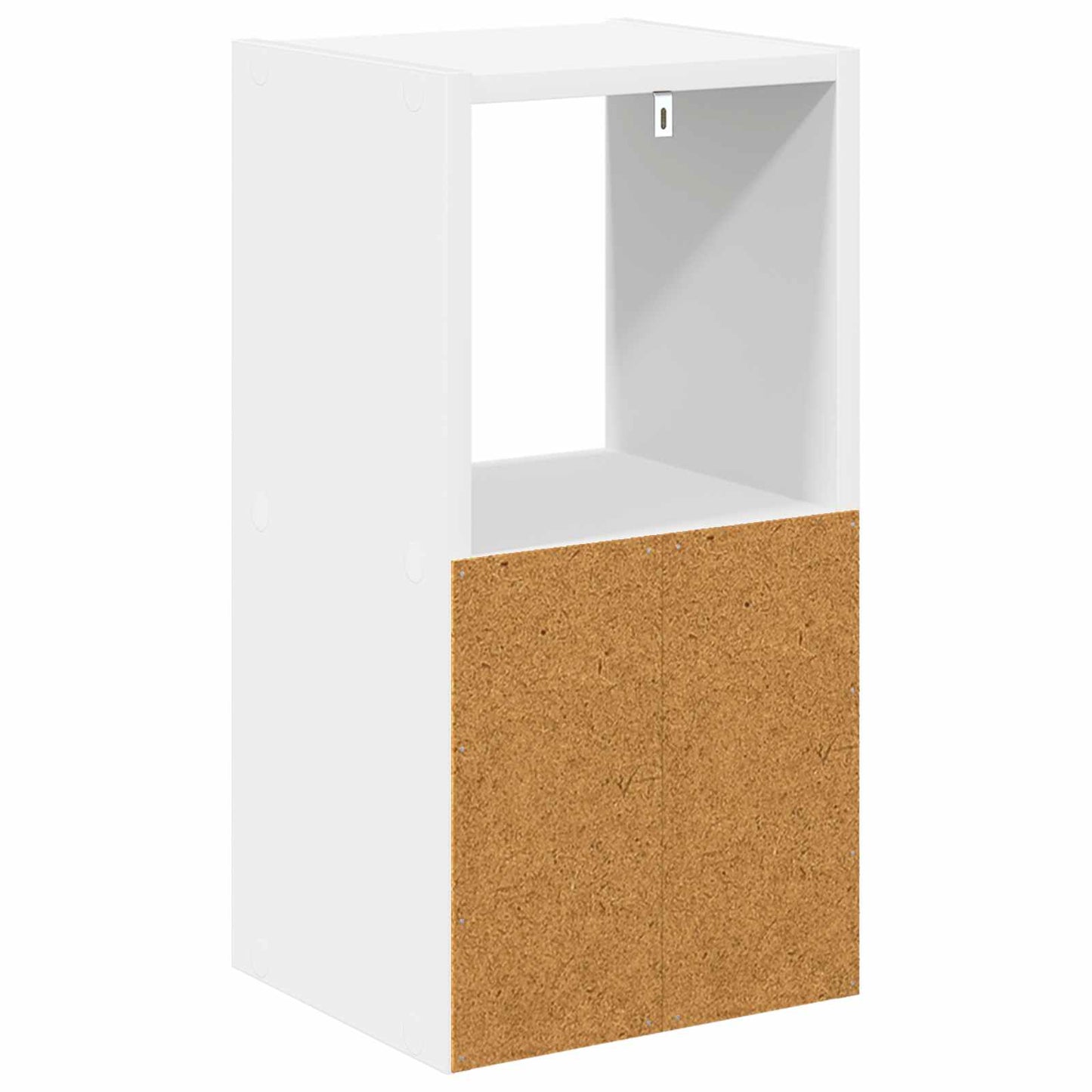 vidaXL Κομοδίνο 2 pcs Λευκό 25,5 x 22 x 49,5 εκ Επεξεργασμένο ξύλο