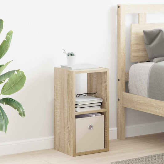 vidaXL Κομοδίνο Δρύς Sonoma 25,5 x 22 x 49,5 εκ Επεξεργασμένο Ξύλο