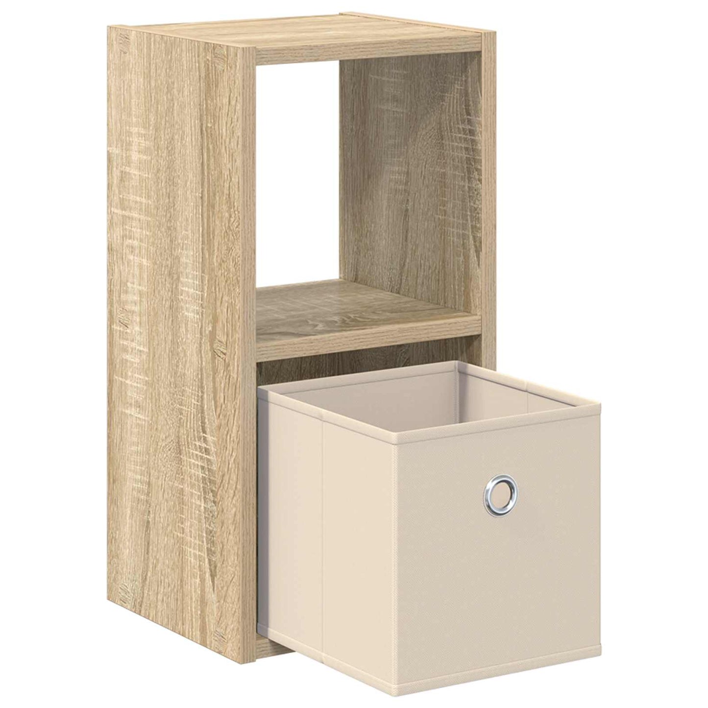 vidaXL Κομοδίνο Δρύς Sonoma 25,5 x 22 x 49,5 εκ Επεξεργασμένο ξύλο
