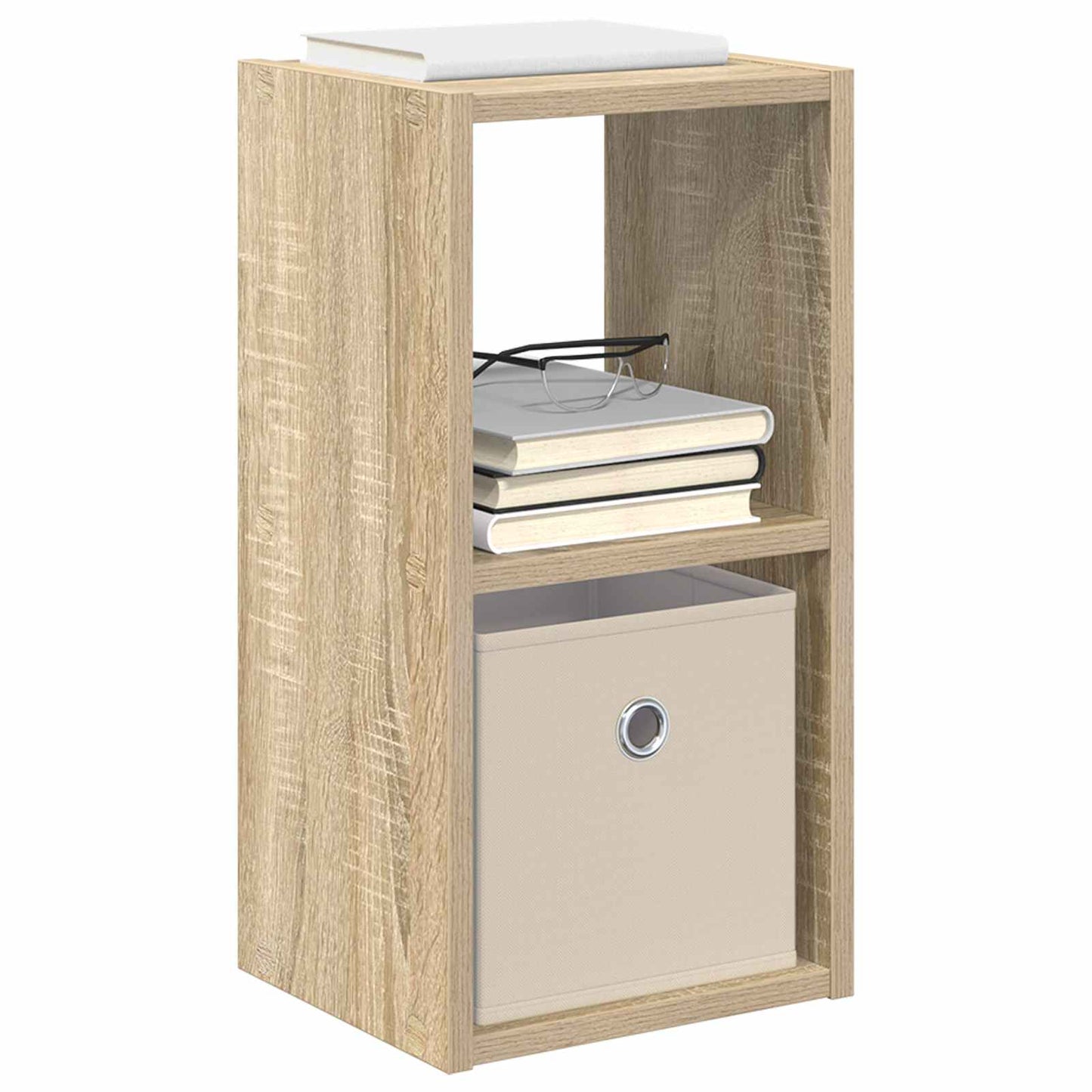 vidaXL Κομοδίνο Δρύς Sonoma 25,5 x 22 x 49,5 εκ Επεξεργασμένο ξύλο