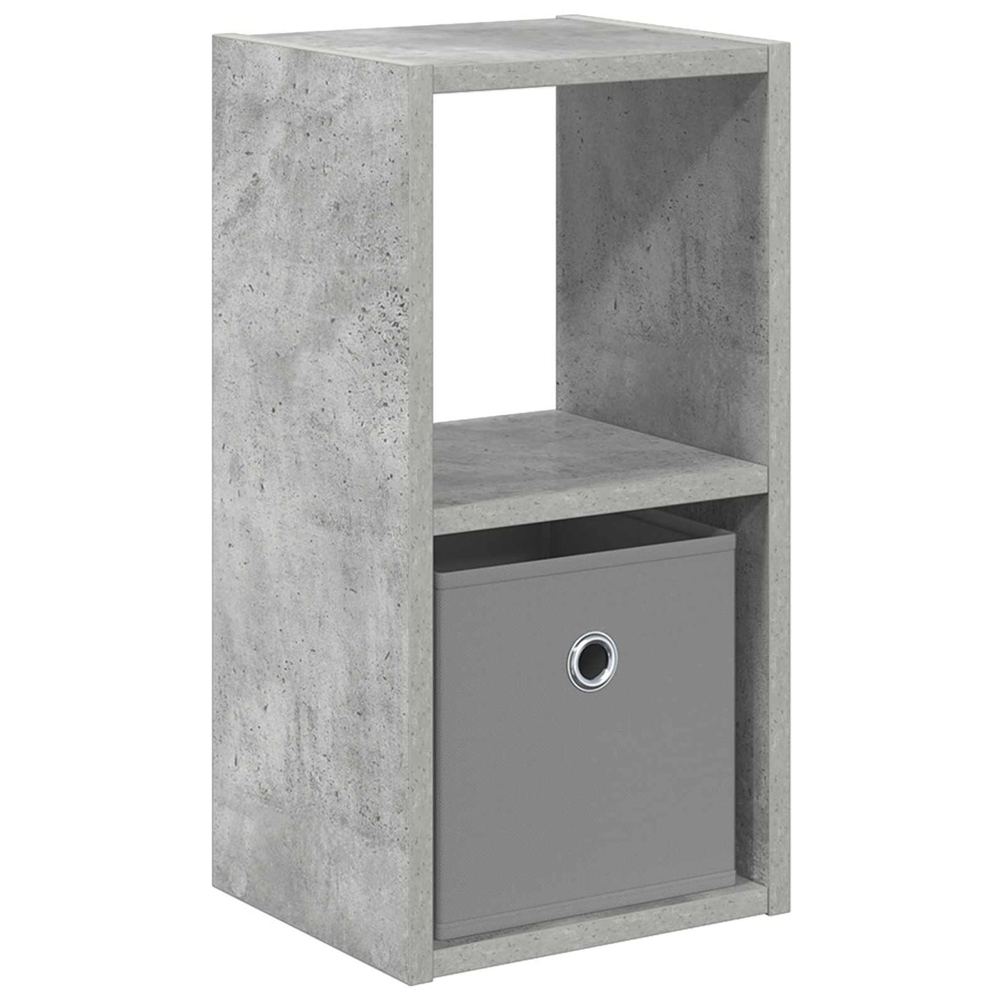 vidaXL Κομοδίνο Σκυρόδεμα Γκρι 25,5 x 22 x 49,5 εκ Επεξεργασμένο ξύλο