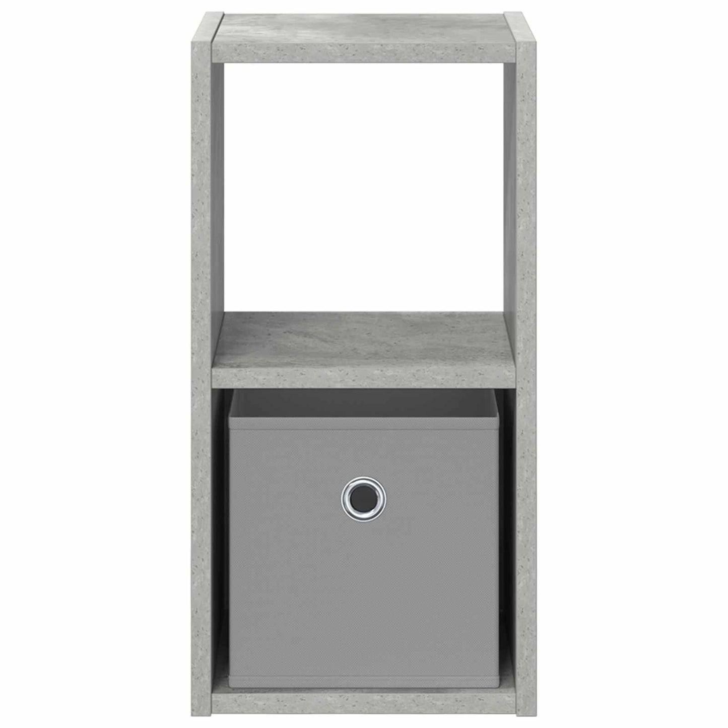 vidaXL Κομοδίνο Σκυρόδεμα Γκρι 25,5 x 22 x 49,5 εκ Επεξεργασμένο ξύλο